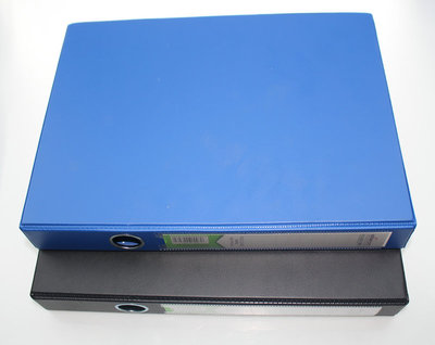 康百档案盒 FP180 3.5CM 金属夹黑蓝（1248） U2